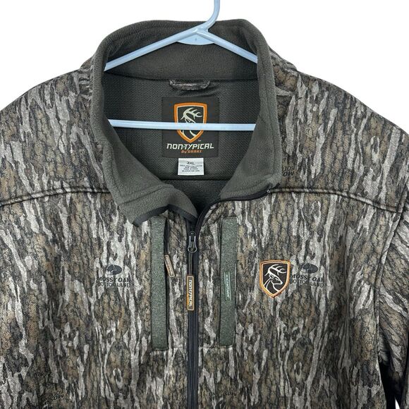 Drake Non-Typical Silencer Full Zip Jacket Mossy Oak Bottomland Mens Size 3XL - Picture 3 of 14
